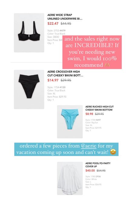 can't wait to try these new @aerie swimsuits! The sales right now 🤩🫶🏼 

#LTKSeasonal #LTKfit #LTKcurves
