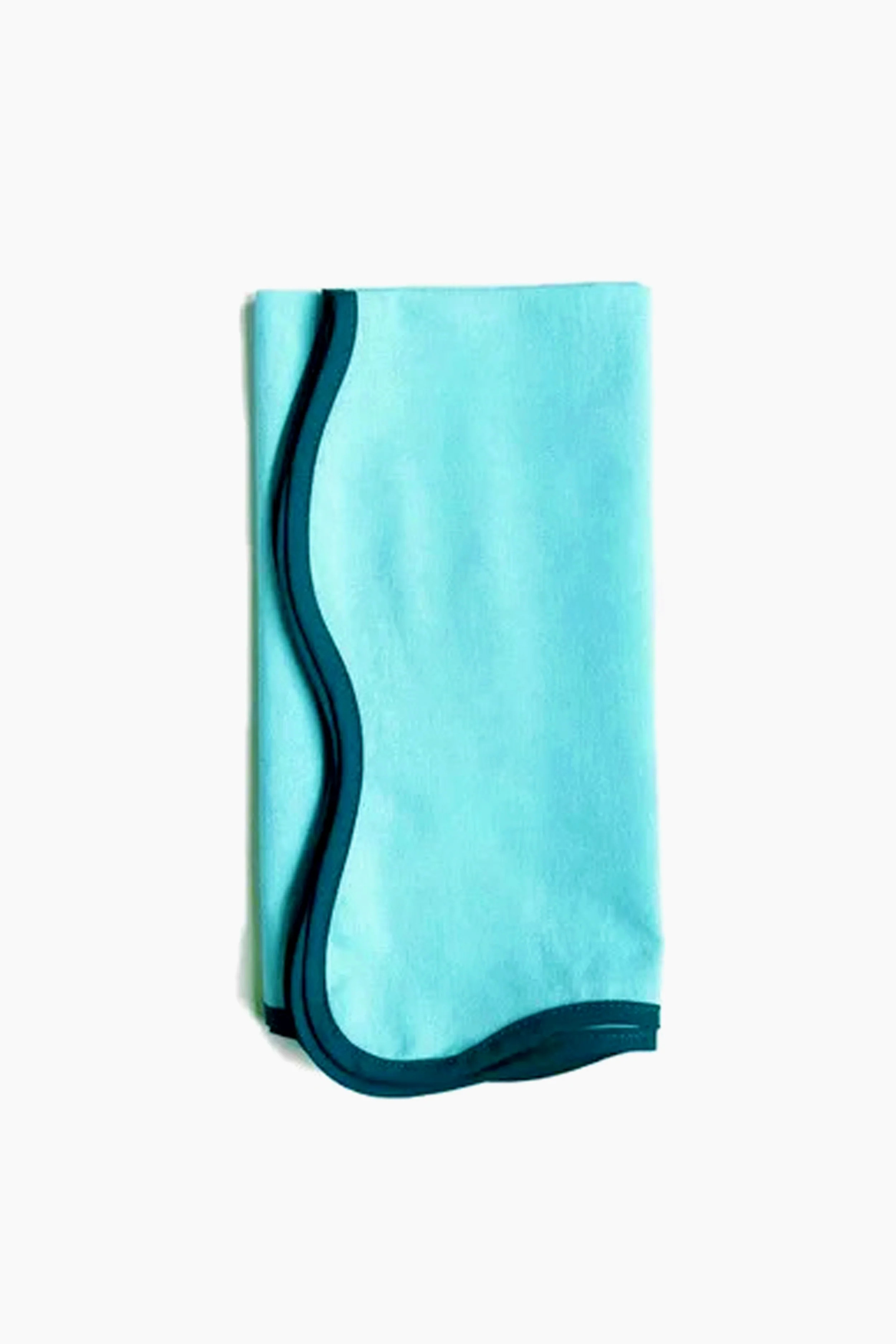 Teal Scalloped Napkin Set of 4 | Tuckernuck (US)