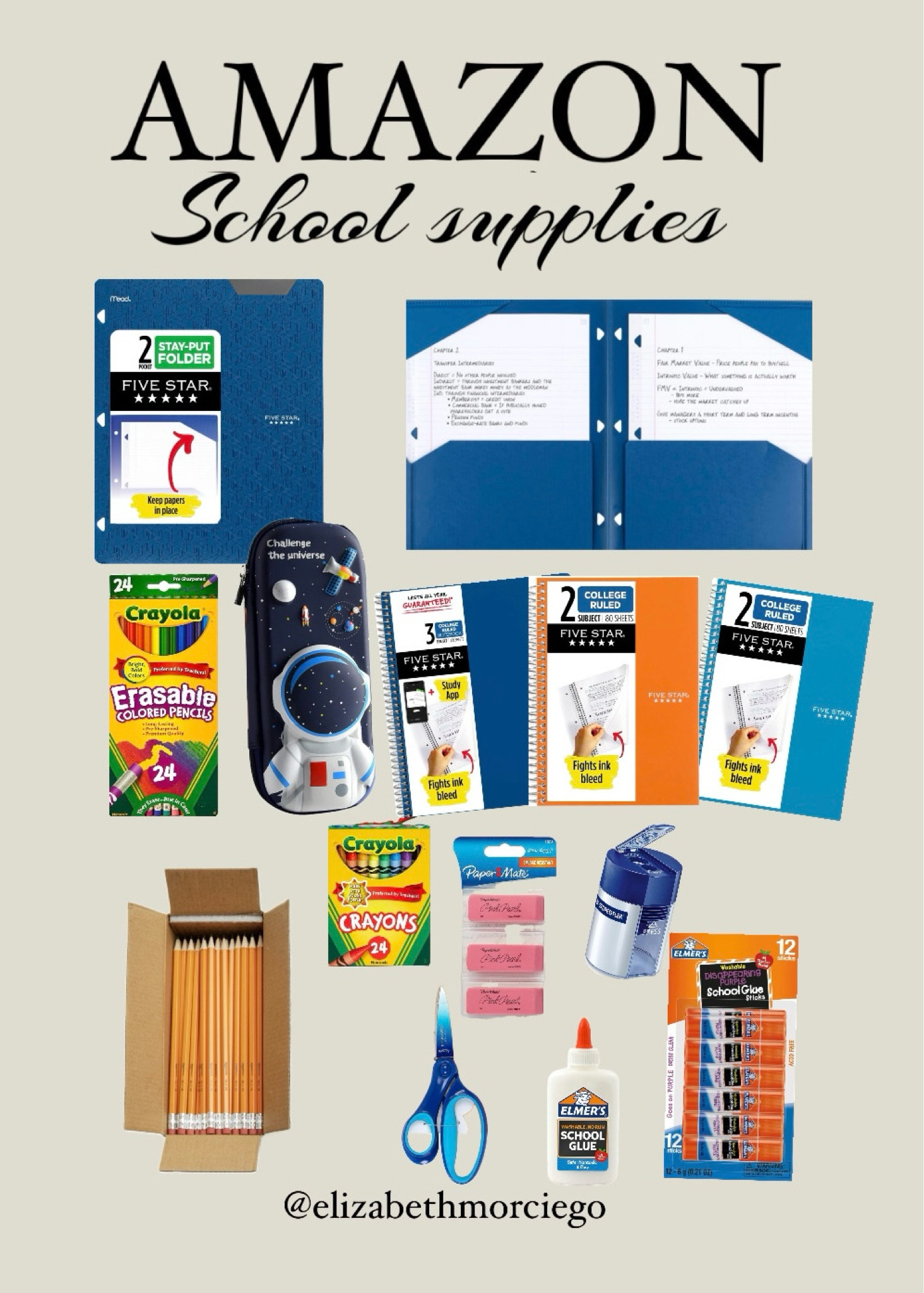BACK TO SCHOOL SUPPLIES ✏️📚 Mi niño está listo para su 2do grado 
#amazon #amazonkids #amazonfinds #back2school
#2ndgrade 

#LTKKids #LTKSaleAlert #LTKBacktoSchool