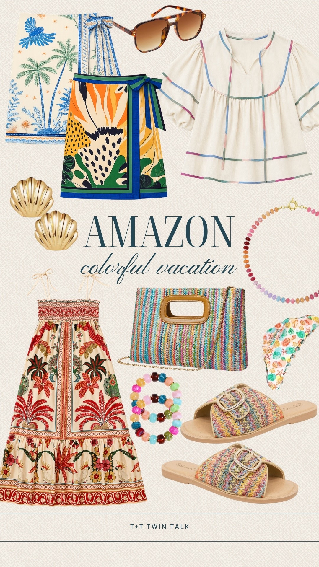 Amazon vacation finds for anyone leaning into color this season. From bold prints and fun accessories to easy pieces that make packing outfits simple, this mix feels made for a warm weather getaway. The kind of finds that make vacation dressing the fun part.

#LTKSeasonal #LTKOver40 #LTKMidsize