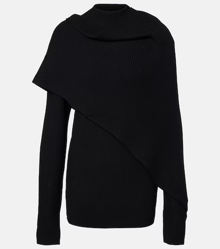 Draped wool sweater | Mytheresa (US/CA)