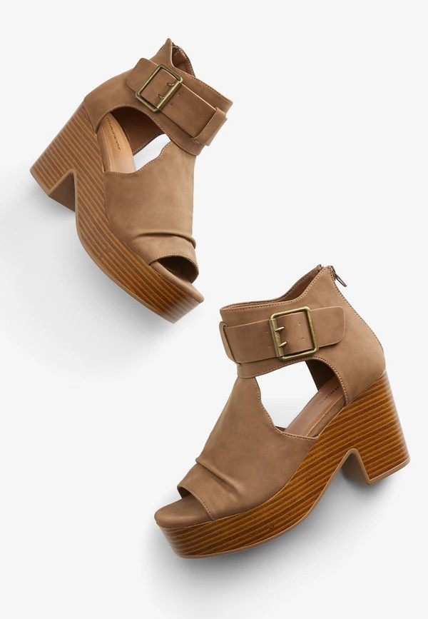 Ideal Heel Waverly Buckle Block Heel | Maurices