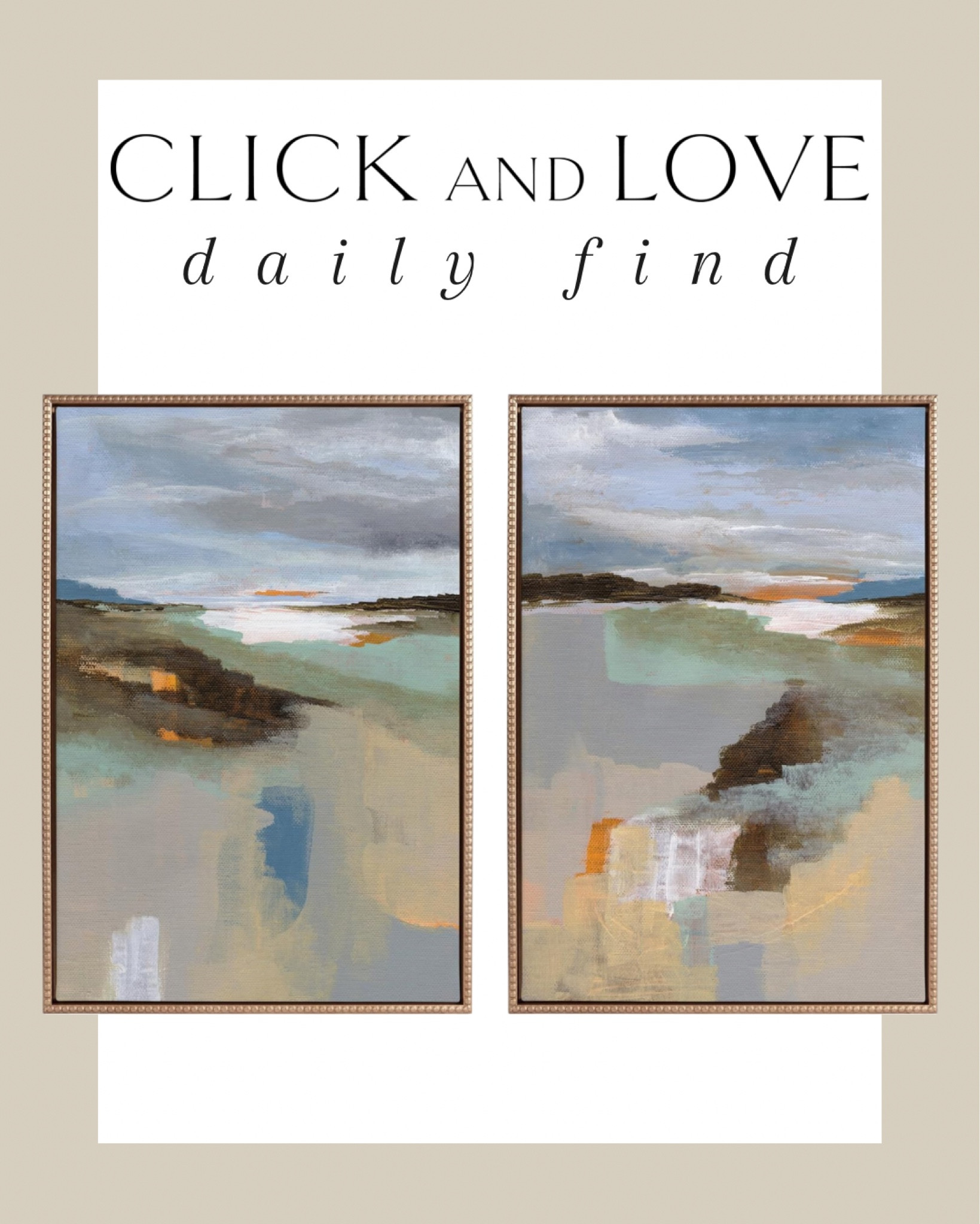 Daily find! This abstract art comes in the most beautiful frame. Under $160 for the set ✨

Abstract art, art, framed art, gallery all, wall decor, art set, bedroom, entryway, dining room, living room, kitchen, Modern home decor, traditional home decor, budget friendly home decor, Interior design, look for less, designer inspired, Amazon, Amazon home, Amazon must haves, Amazon finds, amazon favorites, Amazon home decor #amazon #amazonhome



#LTKstyletip #LTKfindsunder100 #LTKhome