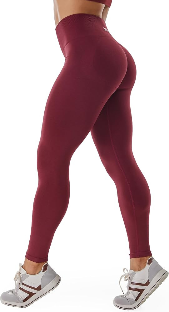 JOYSPELS Butt Lifting Workout Leggings for Women Seamless Scrunch Yoga Pants Tummy Control Gym Fi... | Amazon (US)