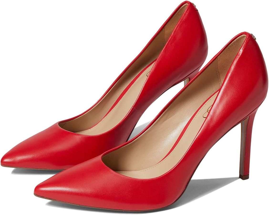 Amazon.com | Sam Edelman Hazel Pump Parisian Red 6.5 Medium | Pumps | Amazon (US)