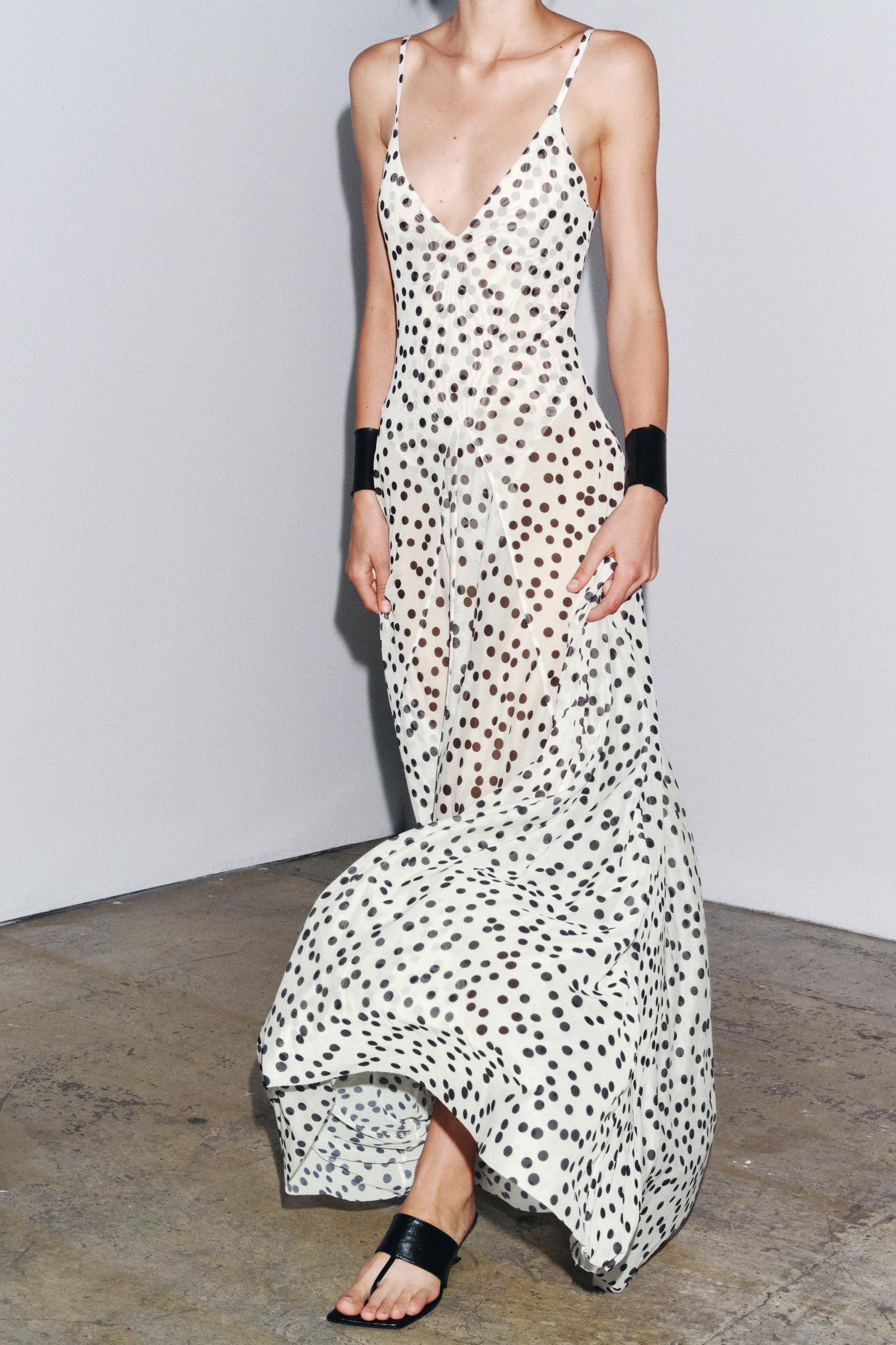 POLKA DOT MAXI DRESS | Zara UK