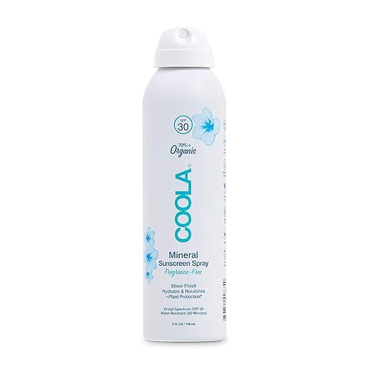COOLA Organic Mineral Sunscreen & Sunblock Spray, Skin Care for Daily Protection, Broad Spectrum ... | Amazon (US)