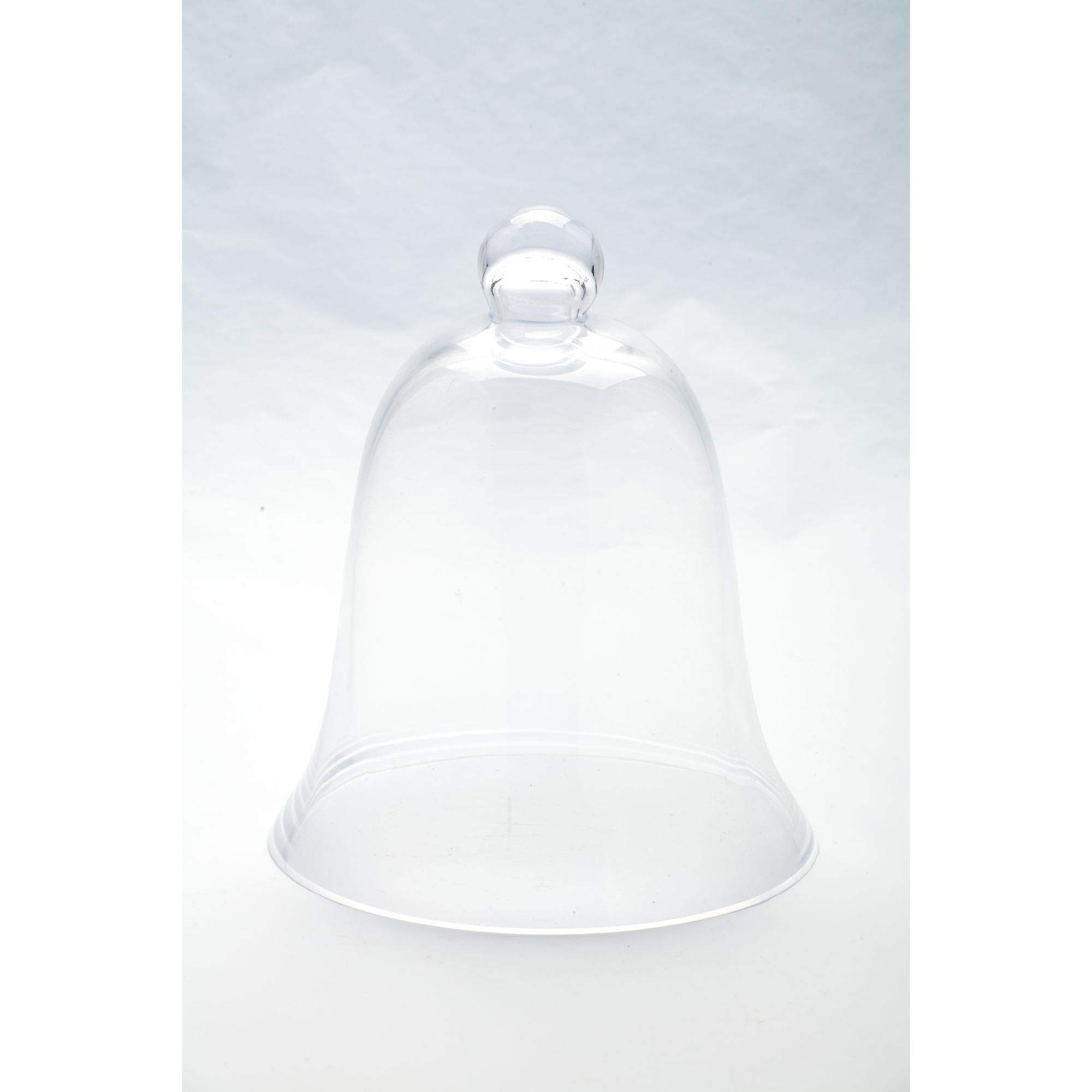 12" Clear Hand Blown Decorative Glass Bell Jar | Amazon (US)