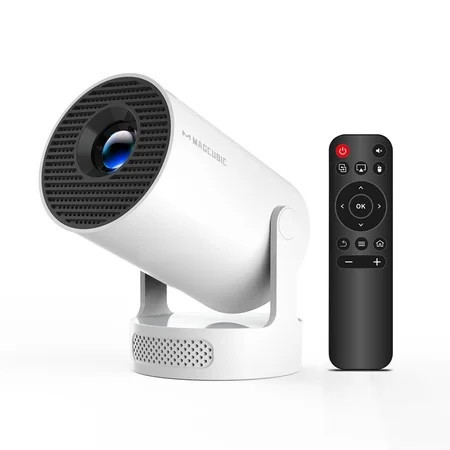 Magcubic 8K Support Projector, Mini Projector with WiFi 6 & BT5.4, 5w Soundbase Speaker,180°Rotatable Portable for Home & Outdoor Movies HY300Pro+ | Walmart (US)