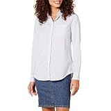 Amazon Essentials Womens Regular-Fit Long-Sleeve Button-Down Poplin Shirt | Amazon (US)
