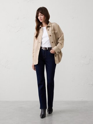 Kick Flare Mid-Rise Jean | Banana Republic Factory