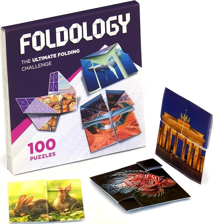 FOLDOLOGY - The Origami Puzzle Game! Hands-On Brain Teasers for Tweens, Teens & Adults. Stocking ... | Amazon (US)