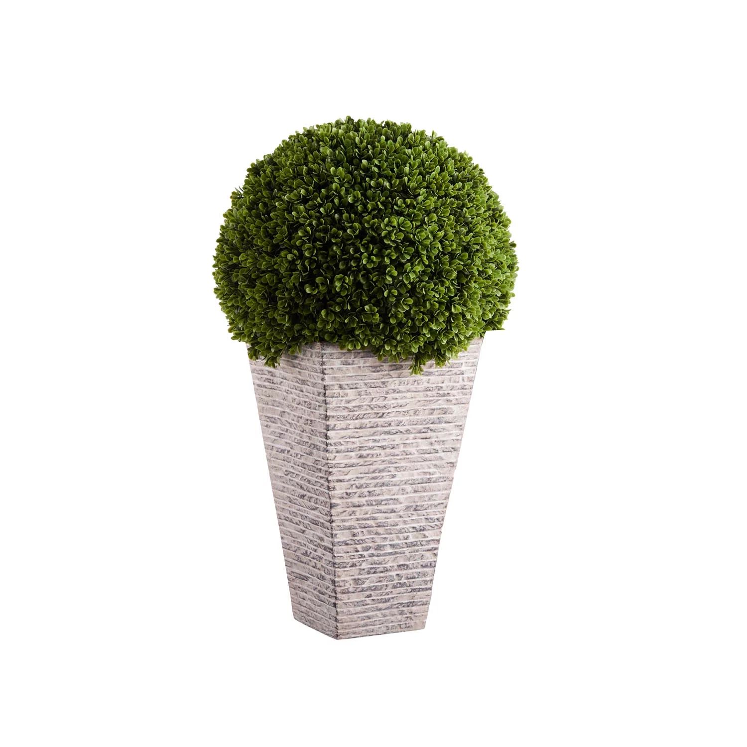 Artificial Boxwood Globe Topiary | Walmart (US)