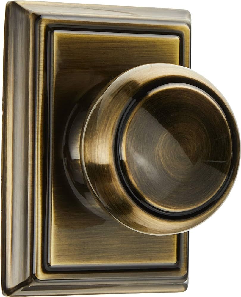 SCHLAGE Lock Company F10AND609ADD Addison Collection SCHLAGE Passage Knob, Antique Brass | Amazon (US)