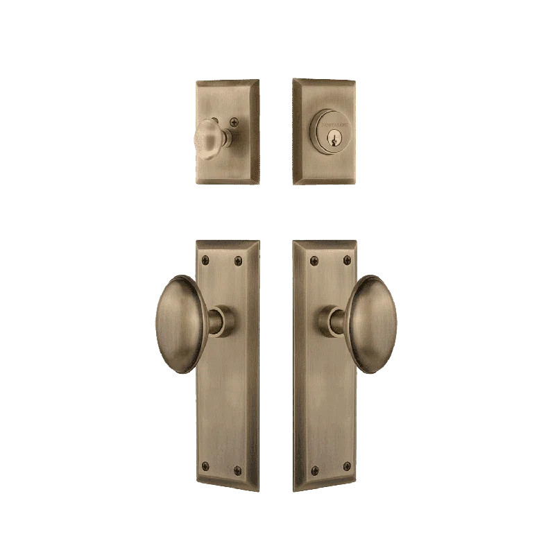 Nostalgic Warehouse New York Entry Set with Homestead Knob | Perigold