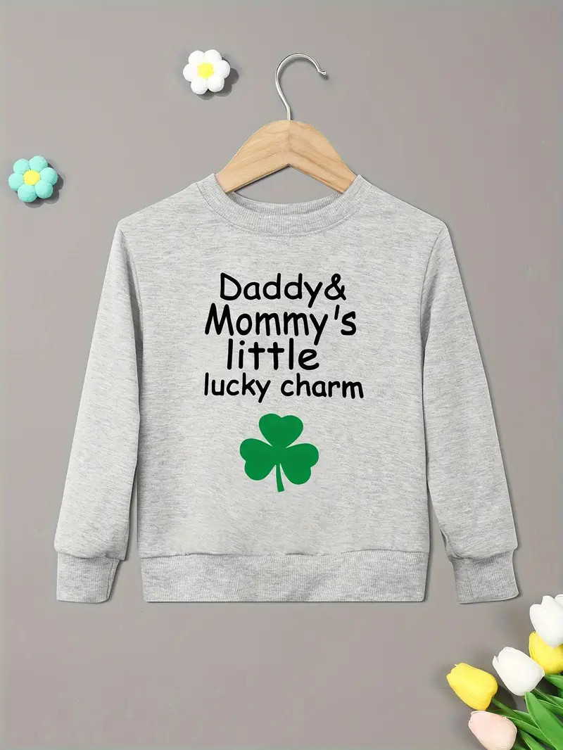 St. Patrick's Day Letter Print Sweatshirt Boys Cool - Temu | Temu Affiliate Program