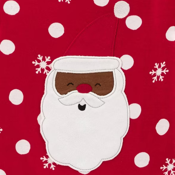 Toddler Girls' 4pc Polka Dot Santa Snug Fit Pajama Set - Just One You® made by carter's Red | Target