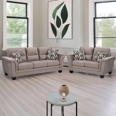Beeston Fabric Sofa & Loveseat Set | Wayfair North America