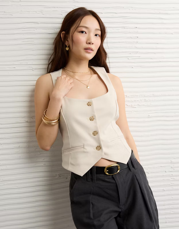 AE Square Neck Vest | American Eagle Outfitters (US & CA)