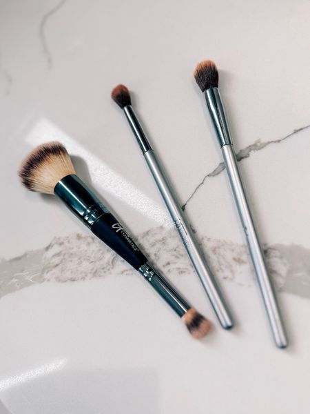 My three favorite makeup brushes. Foundation, concealer and eye. 

#LTKunder50 #LTKbeauty