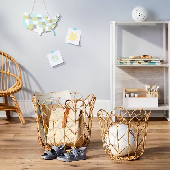 Tulip Shaped Woven Basket - Pillowfort™ | Target