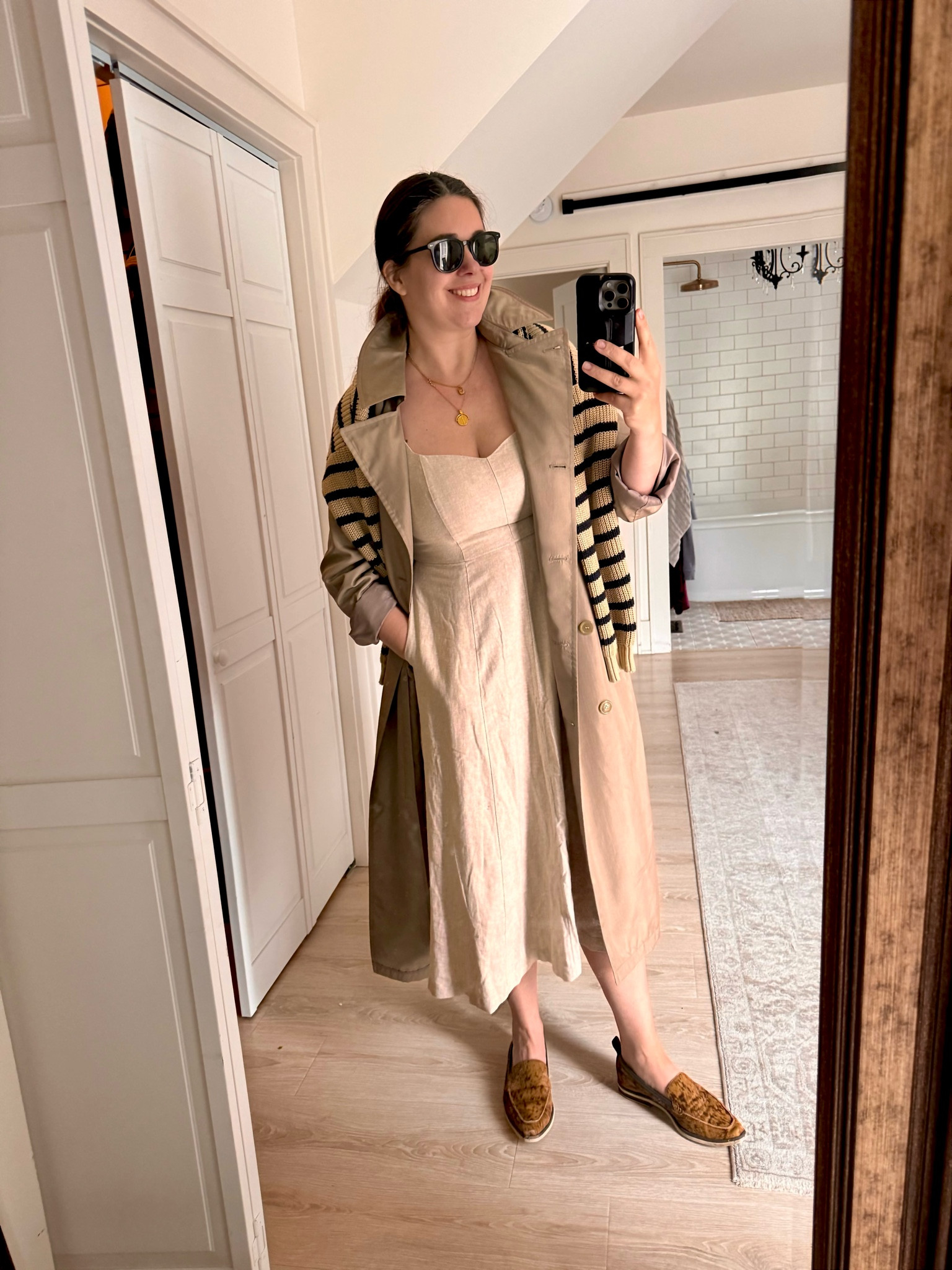 Affordable and flattering linen dress with pockets!! Yes please. Wearing M. 

#LTKmidsize #LTKover40