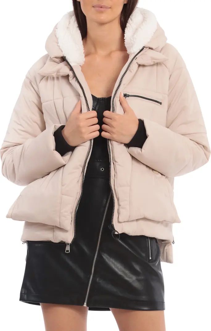 Avec Les Filles Thermalpuff™ Hooded Utility Puffer Jacket | Nordstrom | Nordstrom
