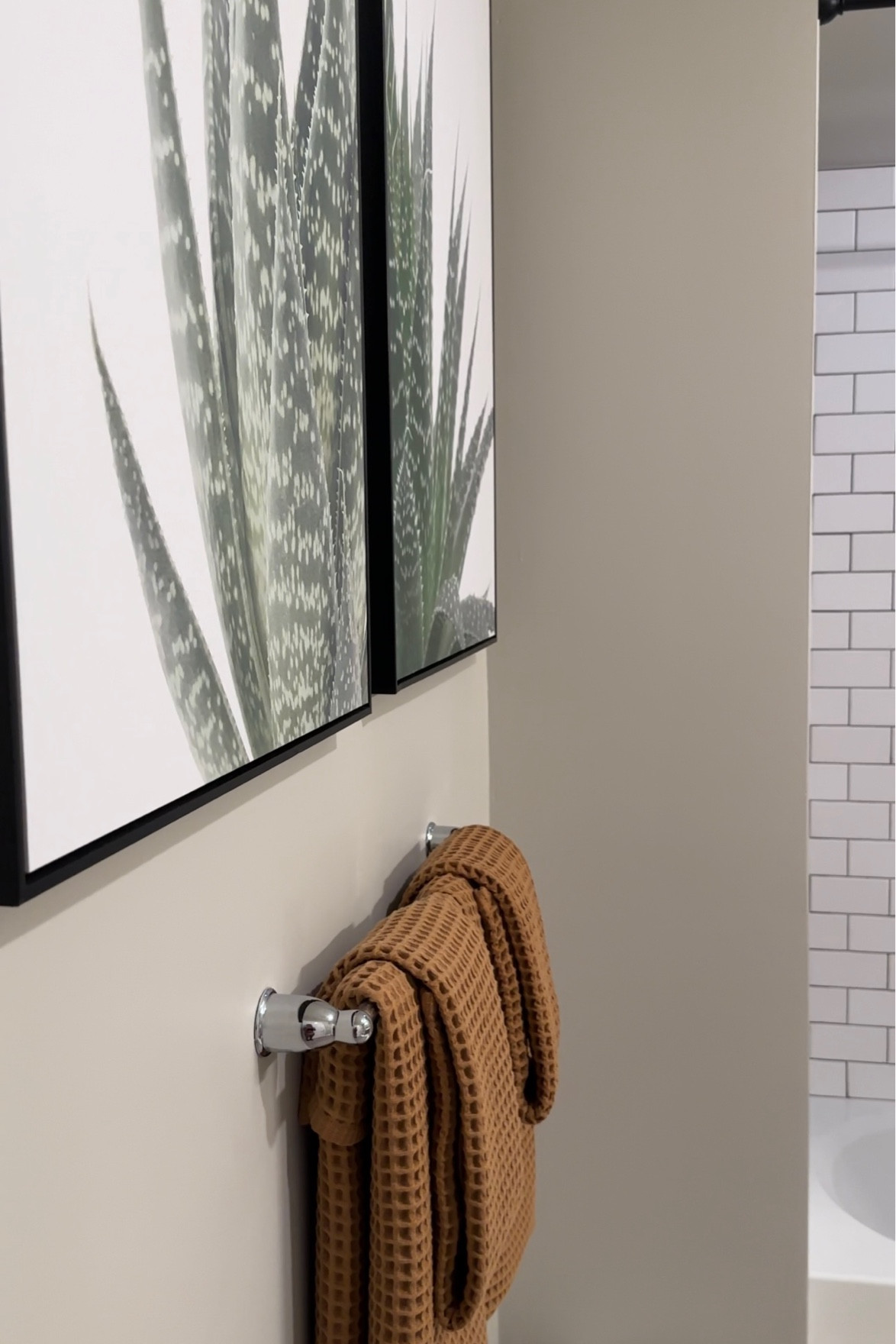Waffle Towels #bathroomdecor #bathroomhandtowels #homedecor #beigeaesthetic 