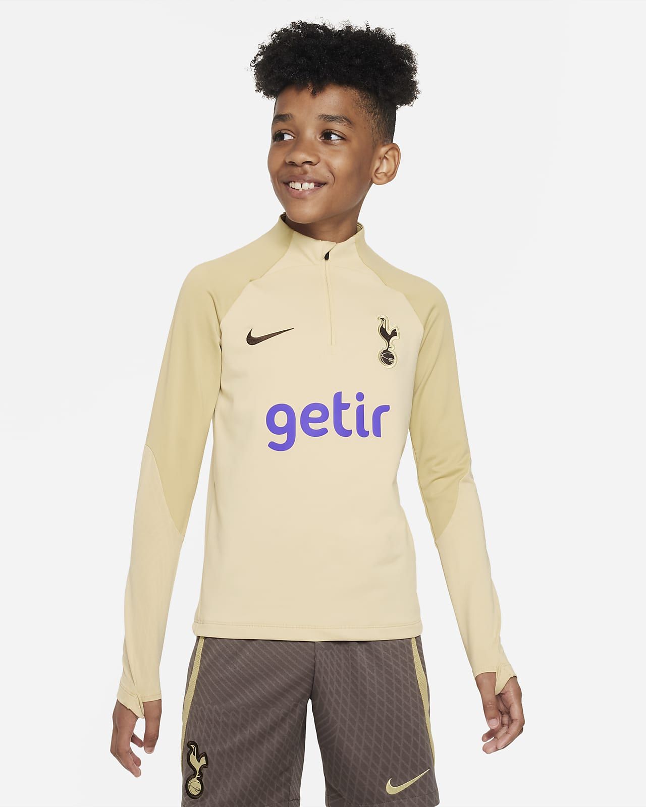 Tottenham Hotspur Strike Third Older Kids' Nike Dri-FIT Football Knit Drill Top. Nike UK | Nike (UK)