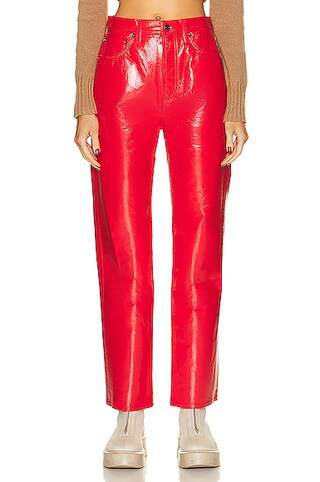 Recycled Leather 90's Pinch Waist | FWRD 