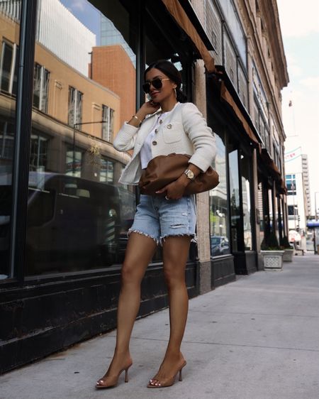 Casual spring outfit
Mango tweed jacket
Agolde white tee
Agolde Parker shorts
Mango mules 



#LTKfindsunder100 #LTKstyletip #LTKSeasonal