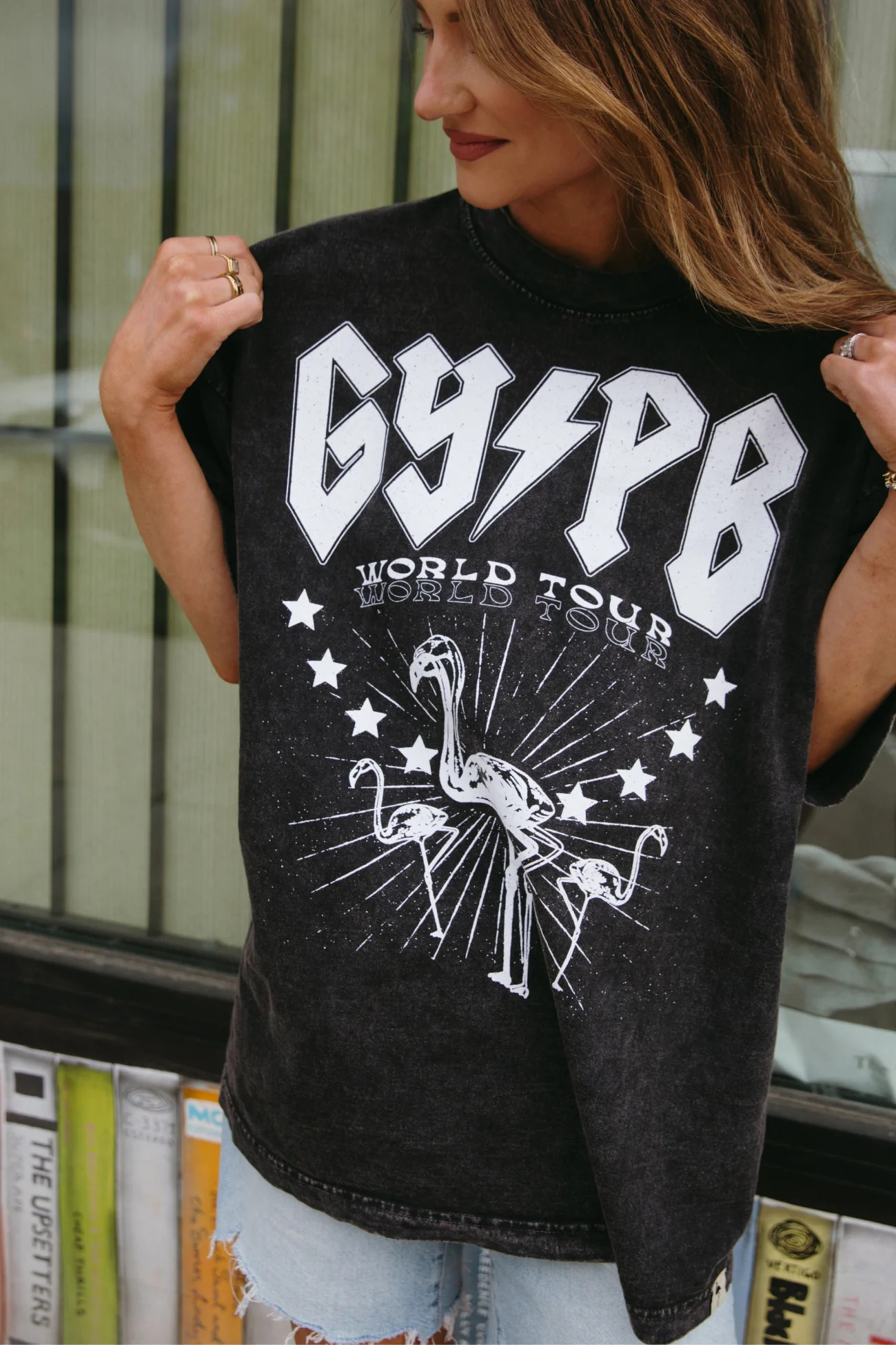 Thunderstruck Black Tee | Get Your Pink Back