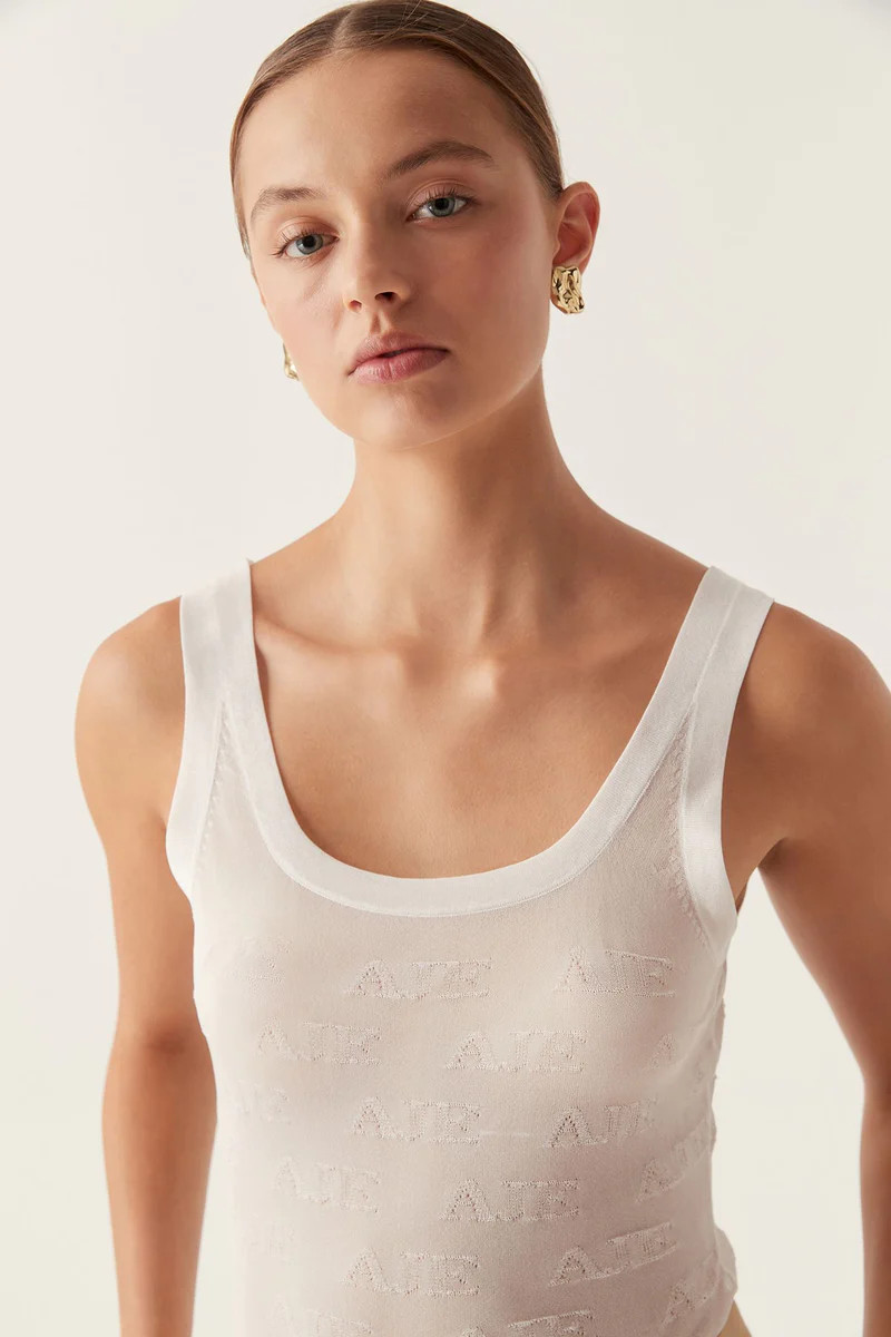 Method Logo Scoop Neck Tank | aje. (Australia)