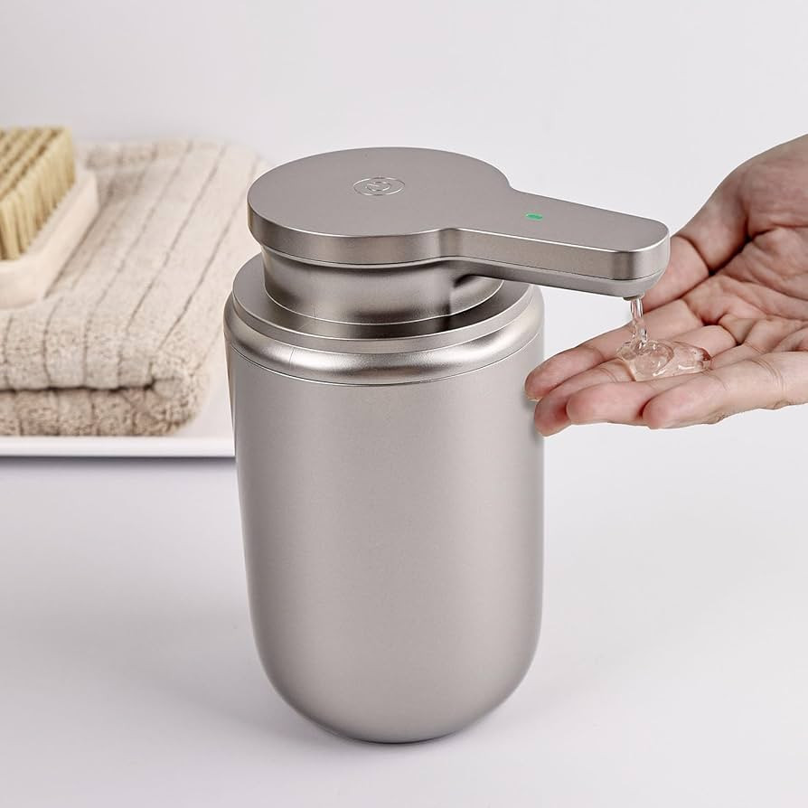 LAOPAO Automatic Soap Dispenser, Liquid Hand Soap Dispenser for Bathroom Kitchen Rechargeable Tou... | Amazon (US)