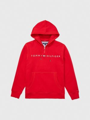 Tommy Hilfiger Men's Adaptive Tommy Hoodie Primary Red - XL | Tommy Hilfiger (US)