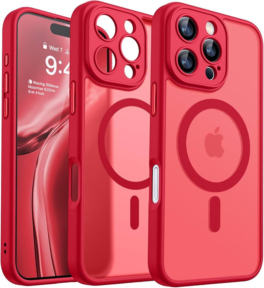 CANSHN Magnetic Compatible with iPhone 16 Pro Case, Upgraded [Full Camera Protection] [Compatible... | Amazon (US)