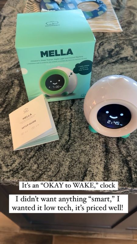 OK TO WAKE clock! Low tech and perfect to keep kiddos in bed and quiet longer 

#LTKkids #LTKfamily #LTKhome