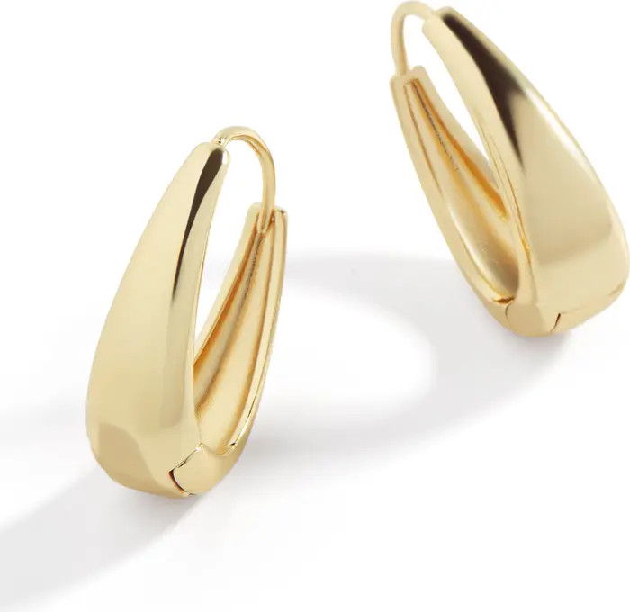 Mint & Lily Chunky Teardrop Hoop Earrings | Nordstrom | Nordstrom