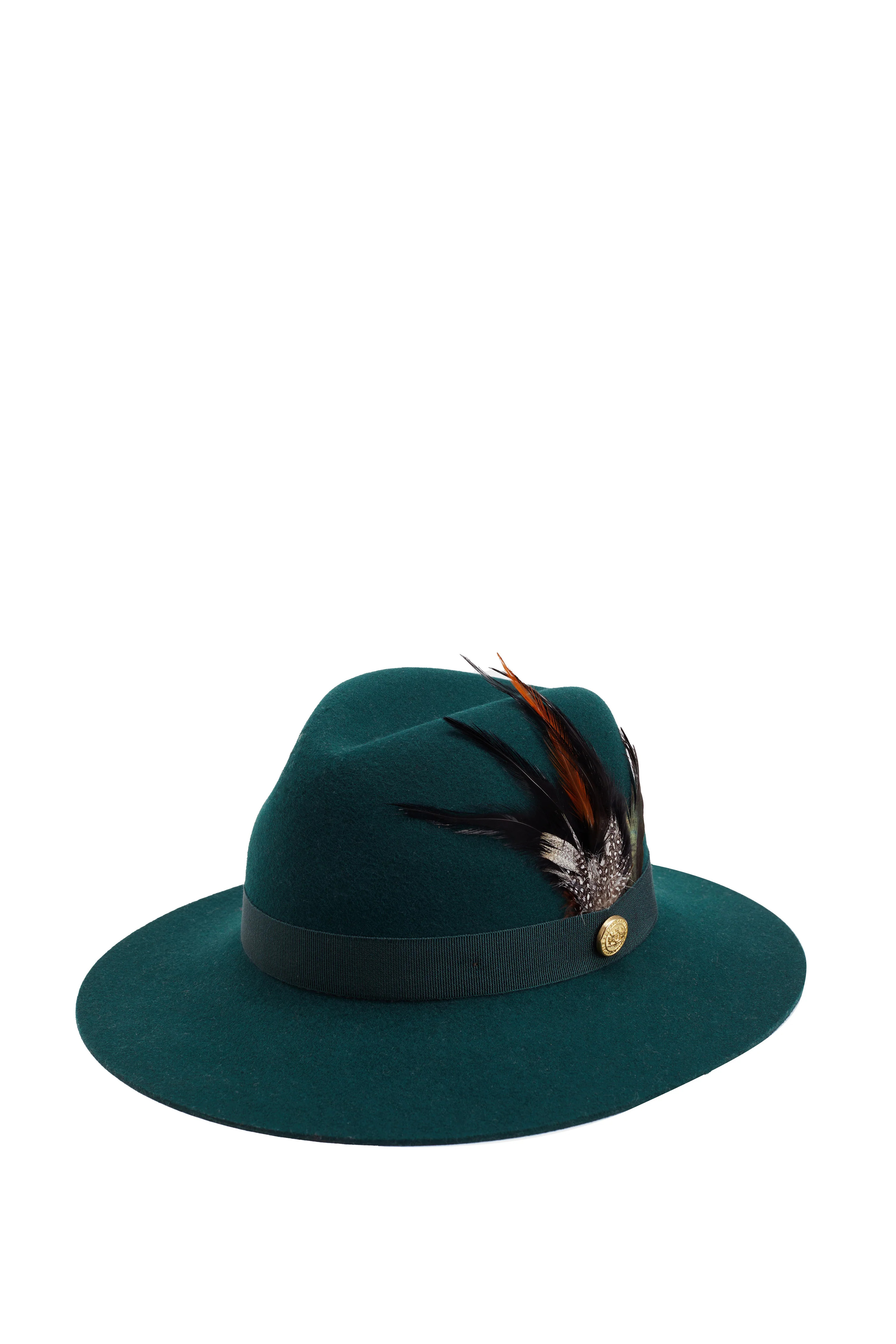 Trilby Hat (Emerald) | Holland Cooper
