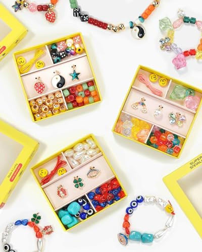 Super Smalls Mini Bead Kit Gift Set | 3 Boxes of Unique Beads and Special Charms | Ages 4+ | Amazon (US)