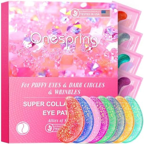 Under Eye Patches (24 Pairs) - Eye Masks for Wrinkles, Puffy Eyes, Dark Circles, Eye Bags, Stocki... | Amazon (US)