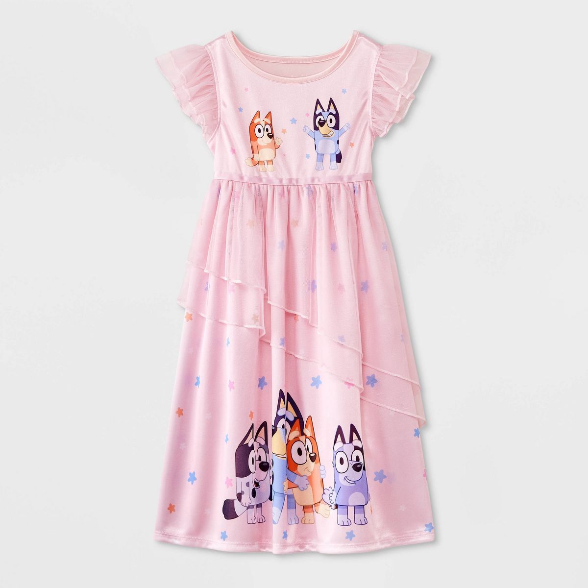 Toddler Girls' Bluey Fantasy NightGown - Pink | Target