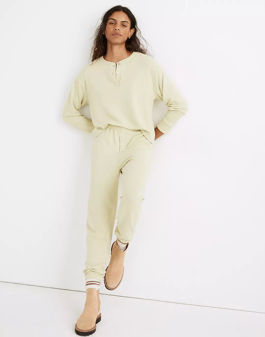 Donni Henley Sweater Pants | Madewell