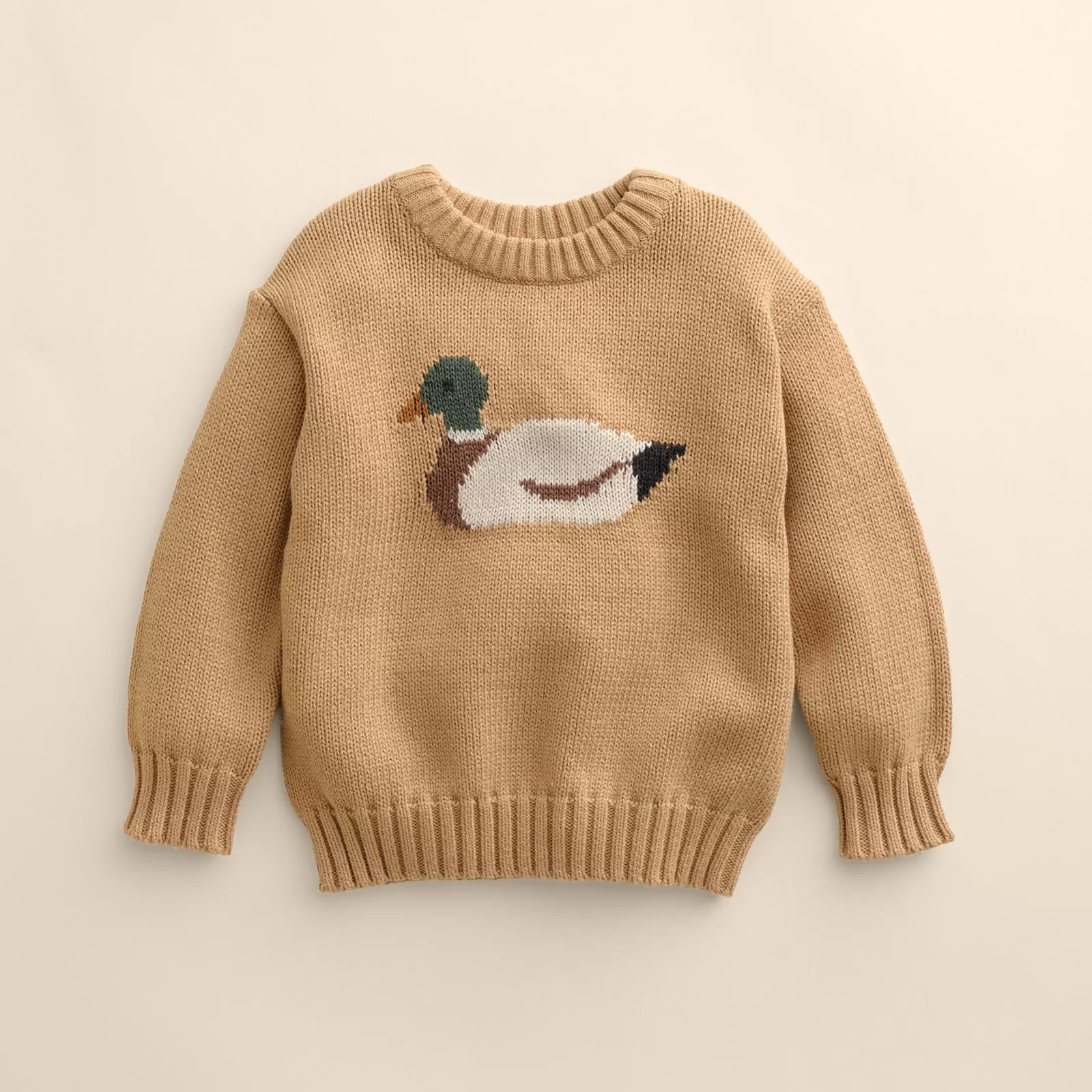 Baby & Toddler Little Co. by Lauren Conrad Jersey Stitch Sweater, Toddler Unisex, Size: 5T, Duck Sweater | Kohl's