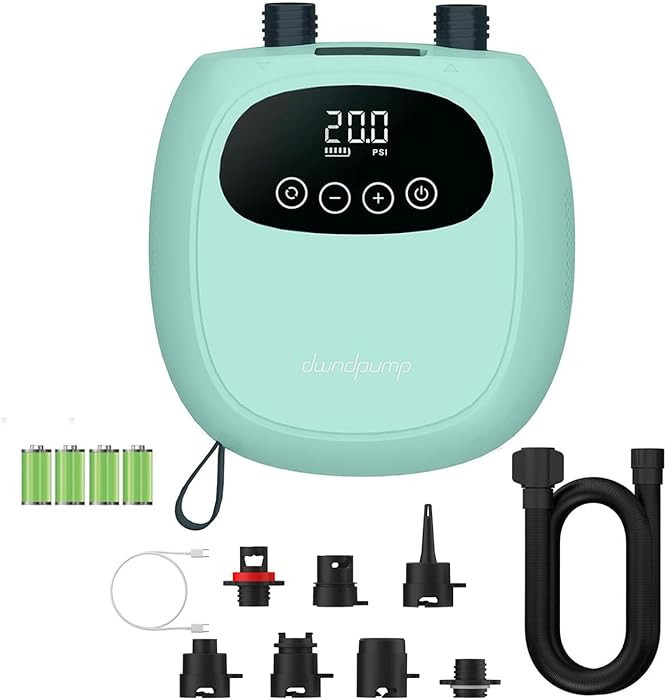 Amazon.com: dwndpump Electric Paddle Board Pump, Rechargeable 20 PSI SUP Pump, Dual-Stage Inflati... | Amazon (US)