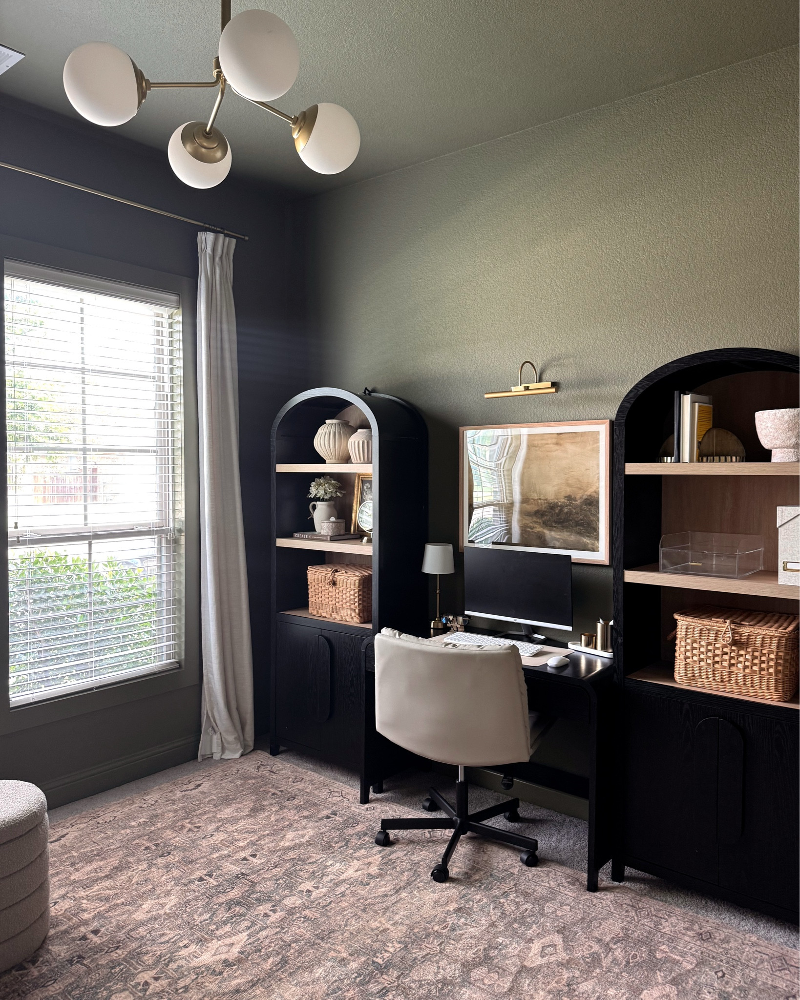 Moody Home office // home office desk // loloi rug 

#LTKHome
