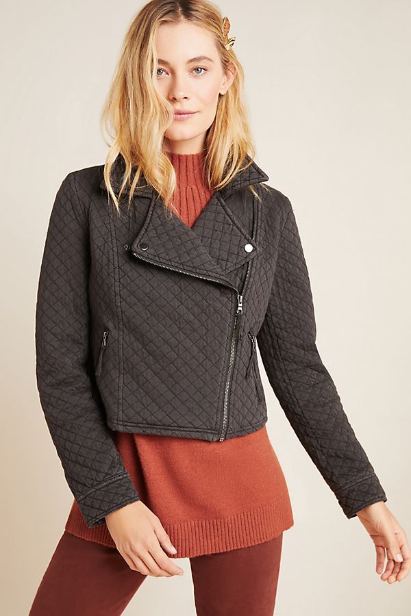 Marrakech Quilted Moto Jacket | Anthropologie (US)