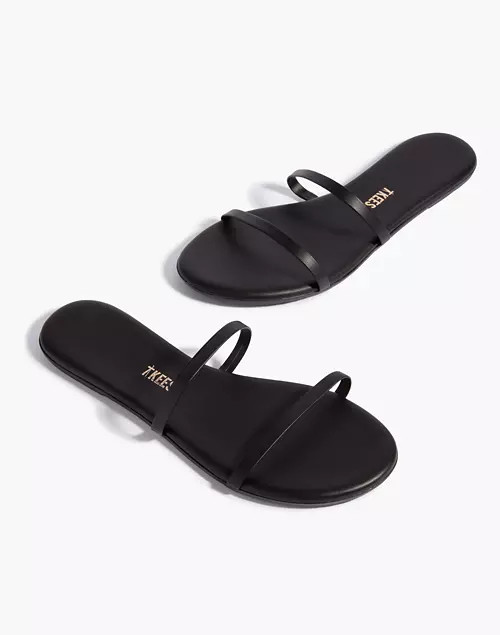 TKEES® Gemma Leather Sandals | Madewell