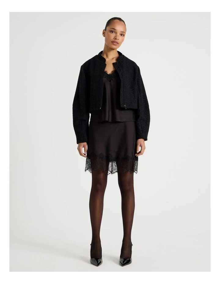 BlaqBoucle Zip Up Jacket in Black | Myer