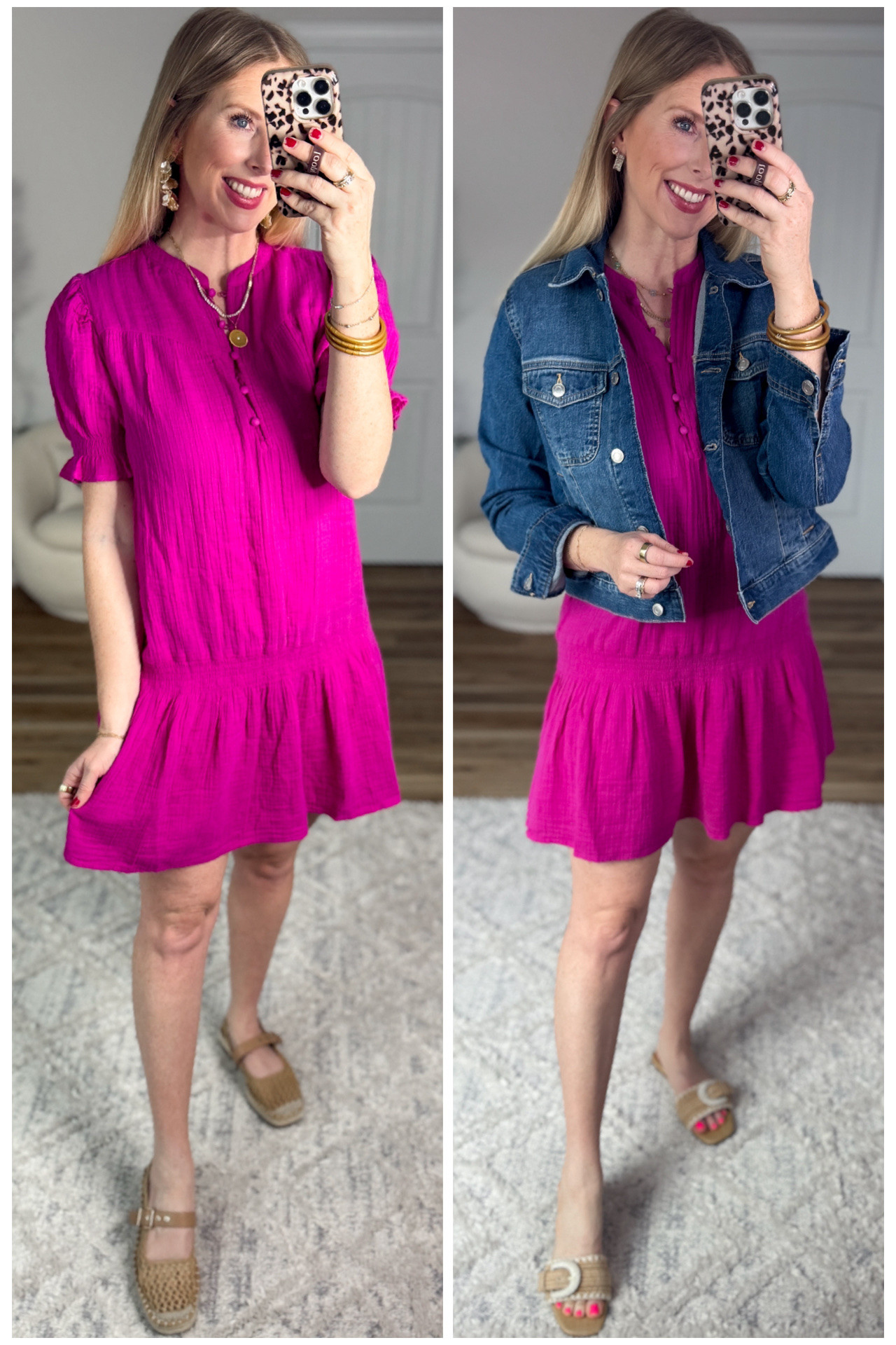 2 ways to style this time and tru mini dress 

#LTKWorkwear #LTKmomlife #LTKootd
